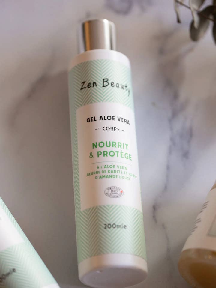 Organic Aloe Vera Gel for wholesale by zen beauty