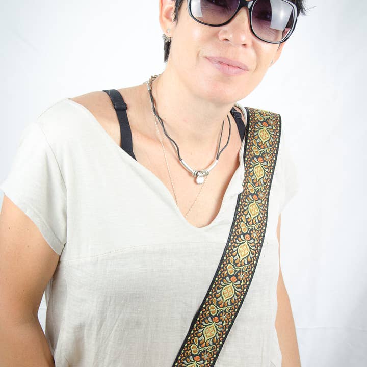 Maria's Valley - Venta al por mayor Correa de bolso - Mujer - Correa para bolso Freya amarilla, bolso no incluido3