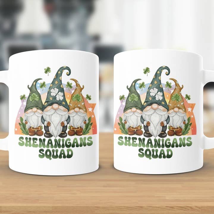 Shenanigans Squad St Patty’s Day Mug, St Patricks Day Mug for wholesale by Tevatino