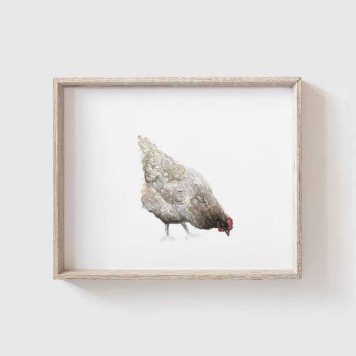 Tabitha Paige - Wholesale Gallery Wall Set - Chickens Art Print Set2