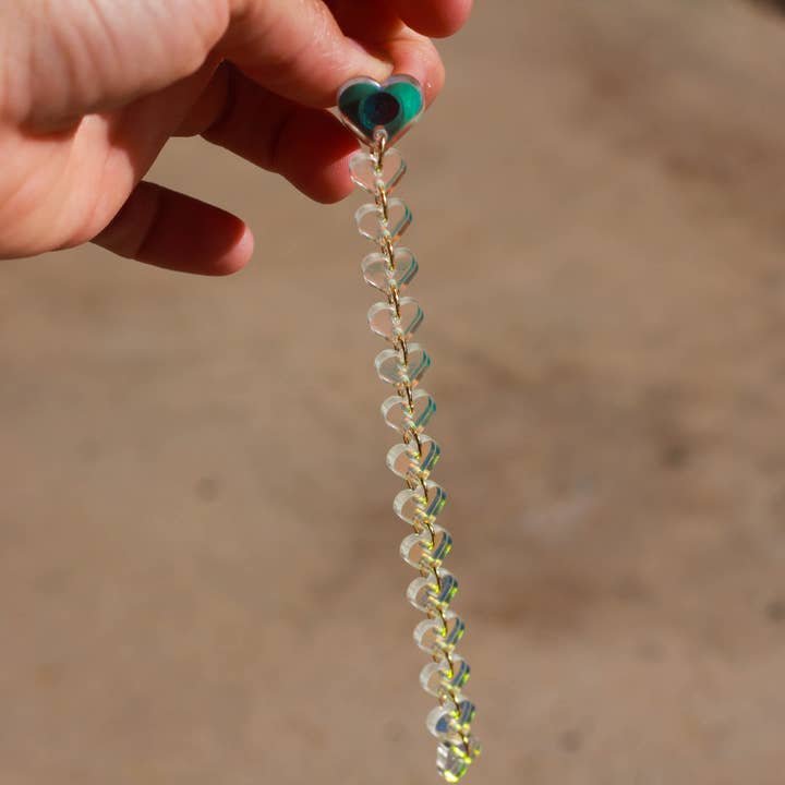 LUNA & SAYA - Vente Boucles d'oreilles pendantes - Boucles d'oreilles à bandoulière en forme de cœur | Boucles d'oreilles amusantes | Statement