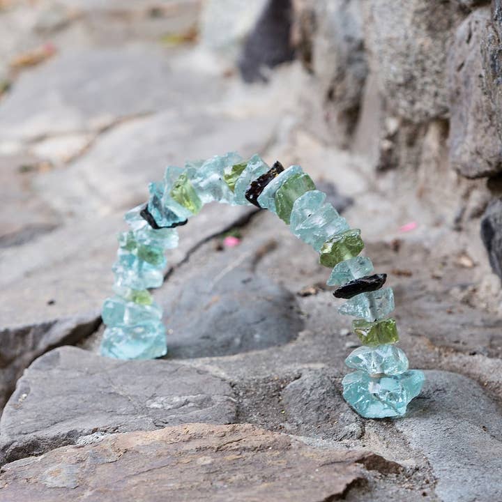 Garden Age Supply - Wholesale Outdoor Ornament/Decor - Recycled Glass Arch 12"