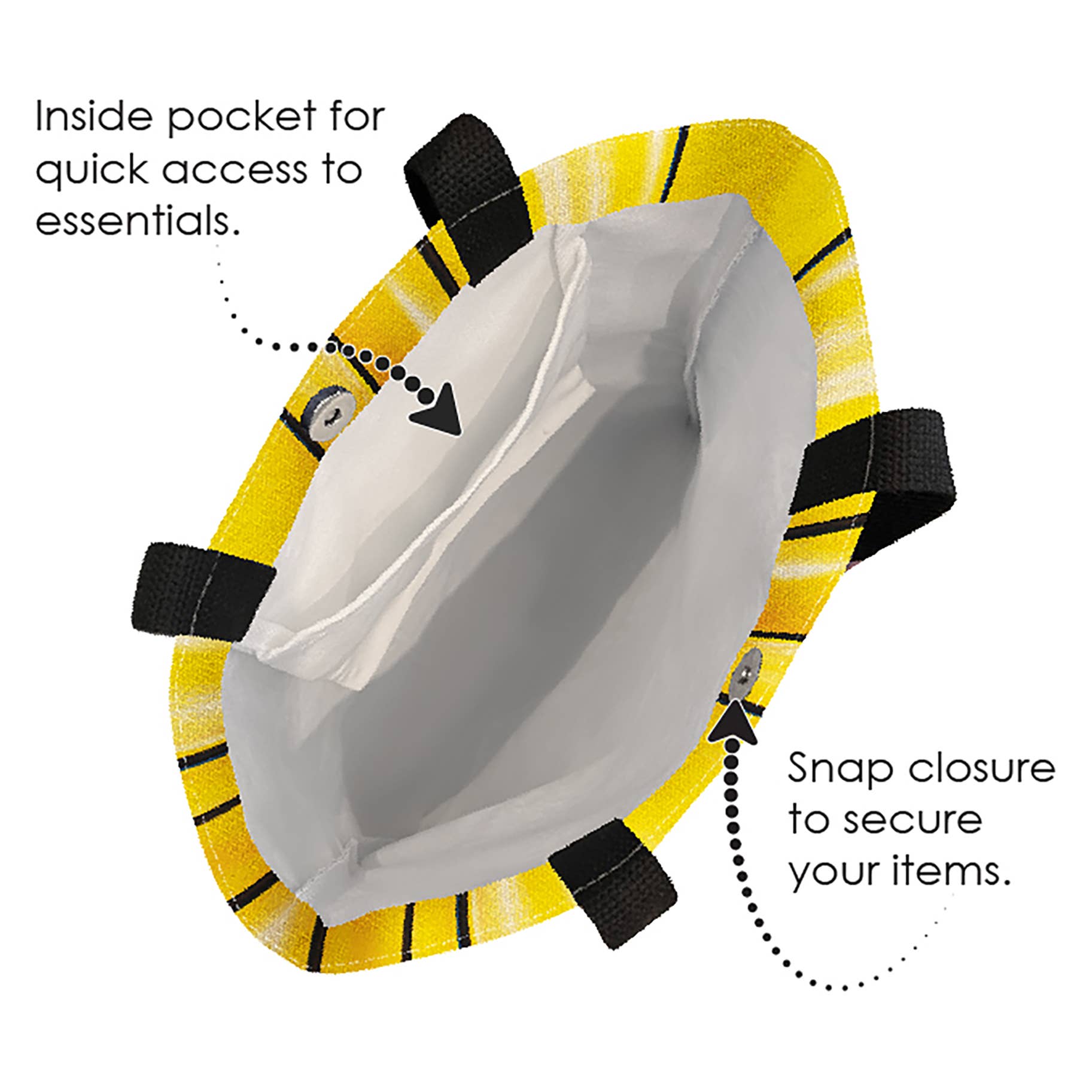 RainCaper - Wholesale Tote Bag - Women's - Canvas Magazine Tote Bag - Tiffany "Dragonfly"1