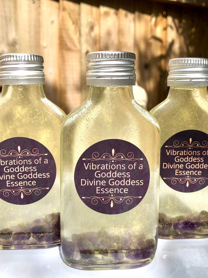 Divine Goddess Essence - Relaxation Bath Massage Oil for wholesale by Vibrations of a Goddess