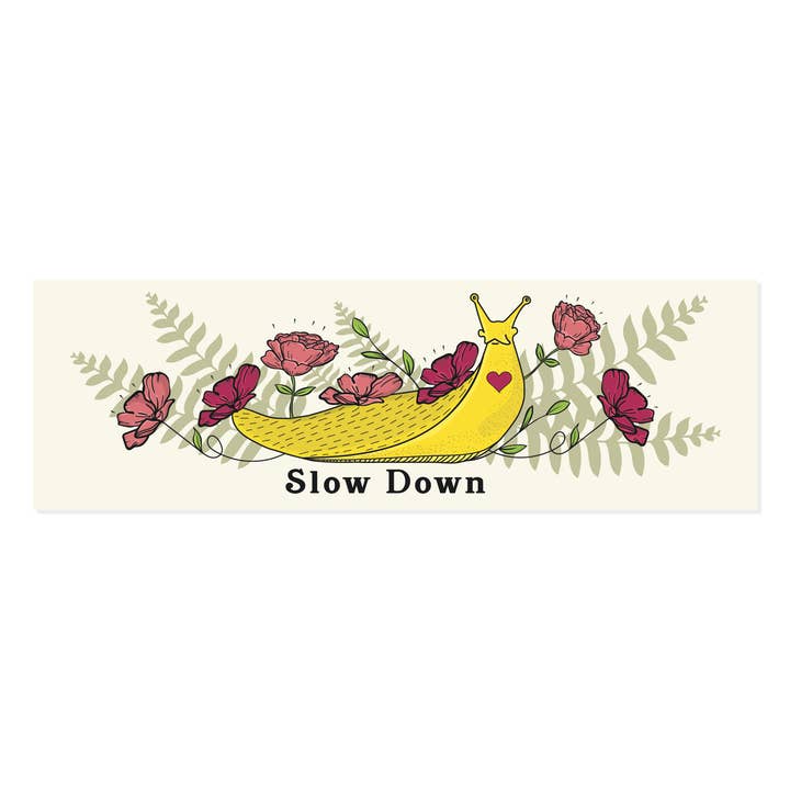 Slow Down Slug - Vinyl Sticker for wholesale by Graphic Heart