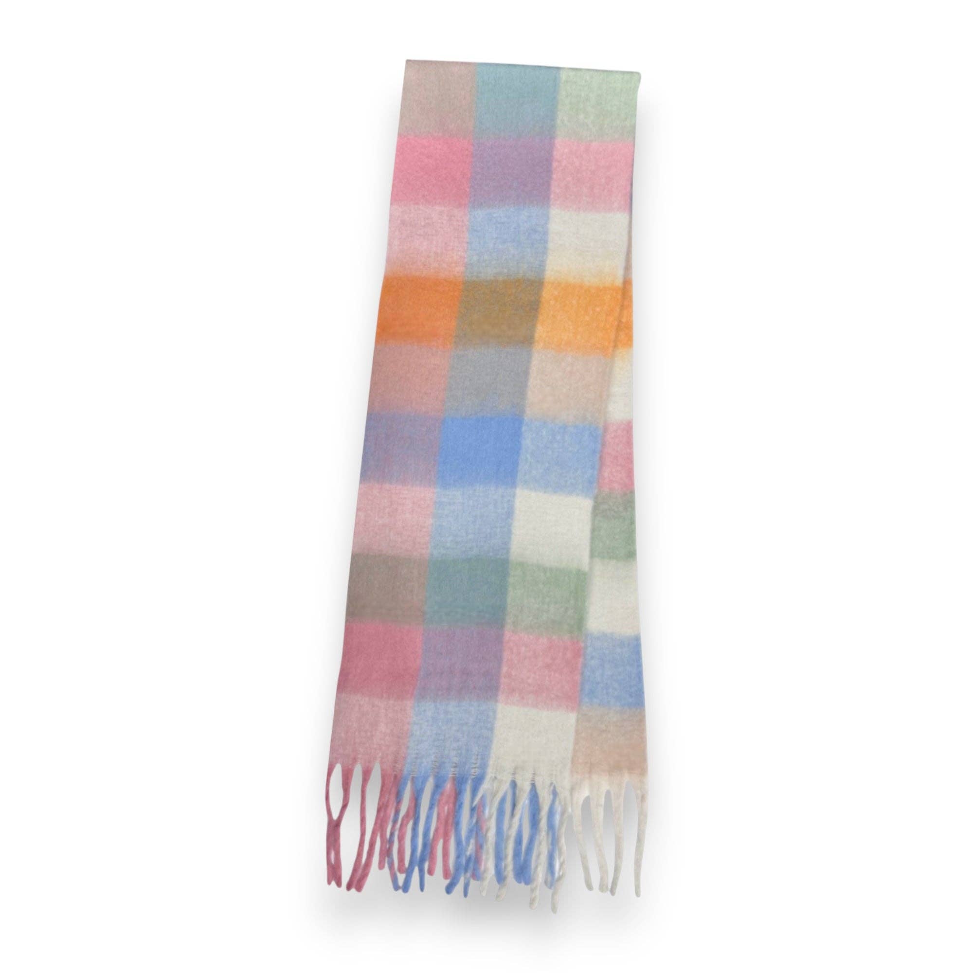 Lili Scarves (USA Duties Paid) – Cachecol - Mulher por atacado – Cachecol de Inverno com Estampa Xadrez Macia e Fofa - 15 Cores5