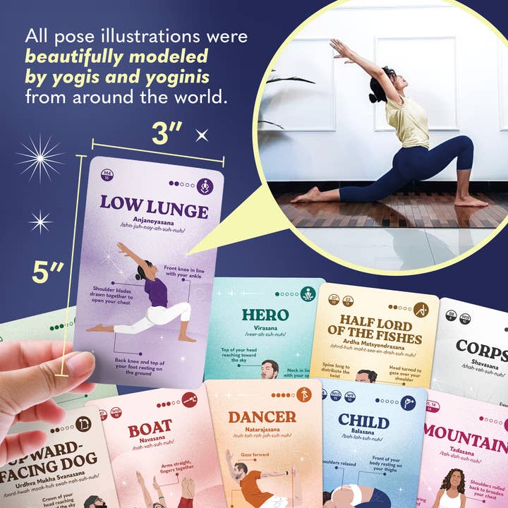 Upgraded Us - Wholesale Card Game - Yoga Cards 70 Cards Including Intention Cards
