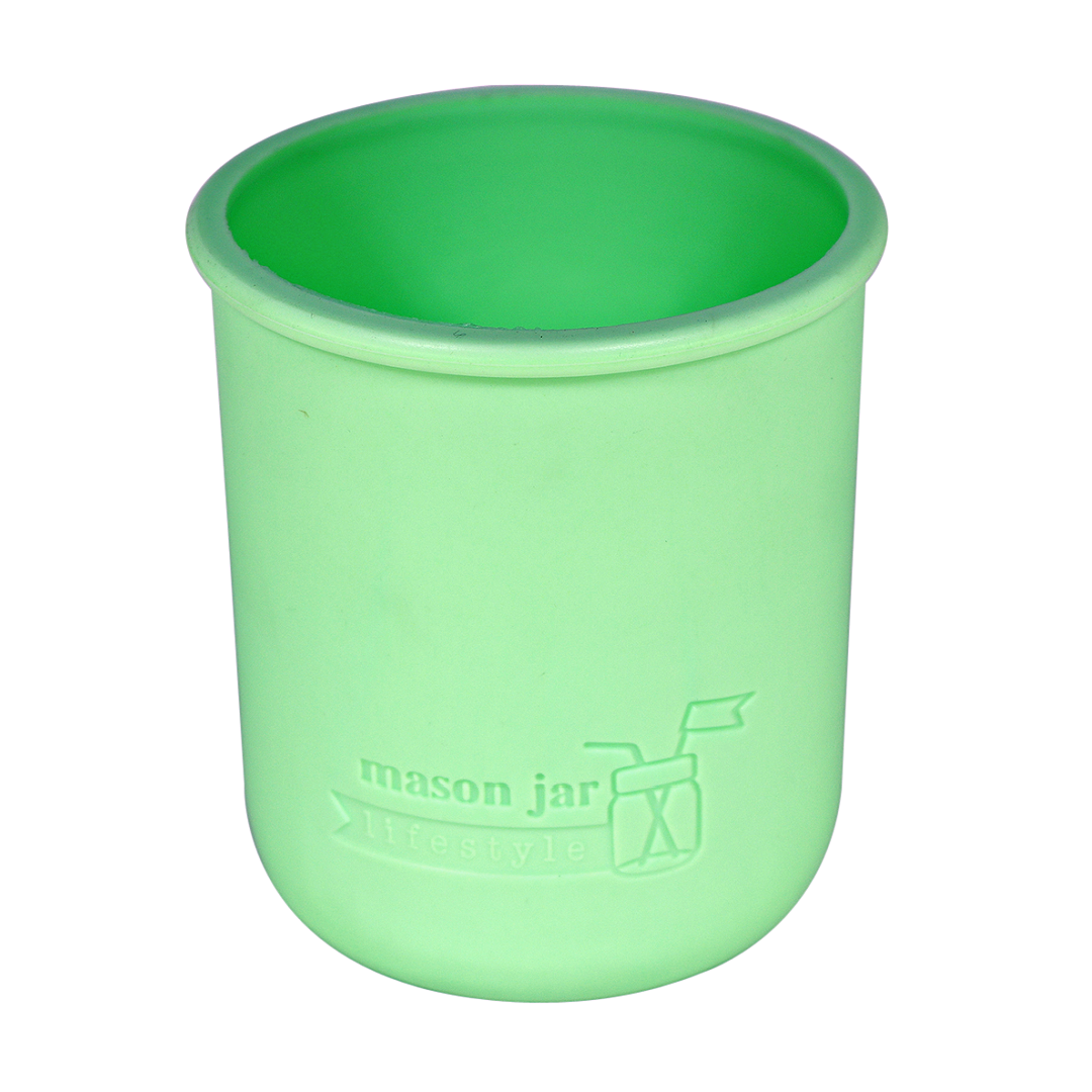 Mason Jar Lifestyle - Vente Housses de boisson - Manchon en silicone pour bocaux Mason à large ouverture de 16 oz3