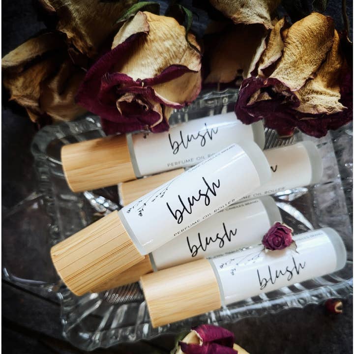 Camp Candles - Wholesale Roll-On Fragrance - Blush Perfume Roller0