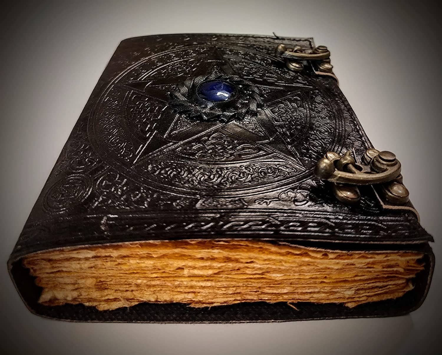 Jay mataji Handicrafts - Wholesale Journal/Diary - Celtic Star Leather Journal, Large Journal1