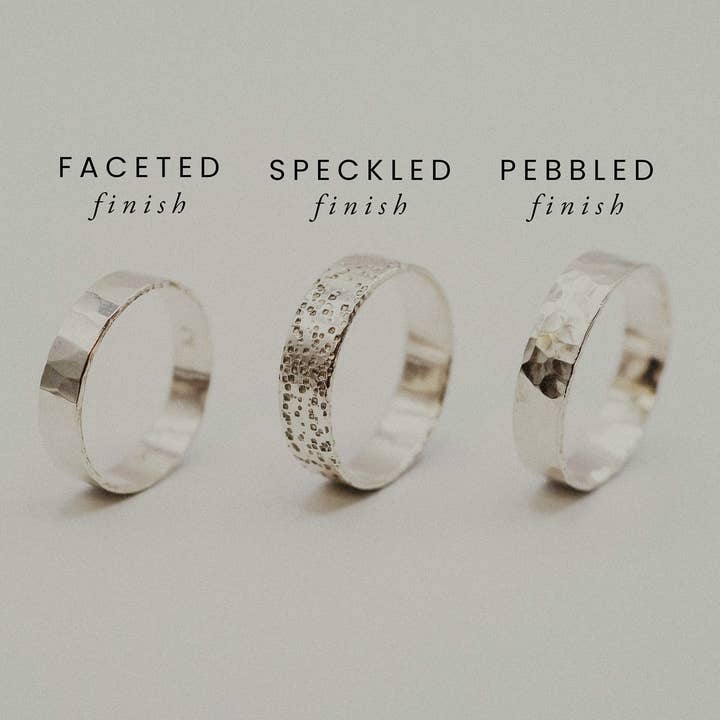 Hannah Naomi – wholesale Cocktail/statement ring – Essential Band, Sterling Silver