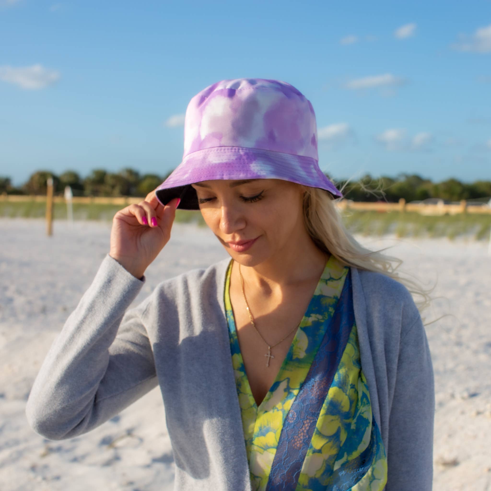 Lelaffet - Wholesale Bucket Hat - Women's - TIE DYE BUCKET HAT women Summer hat Sun hat women cotton4