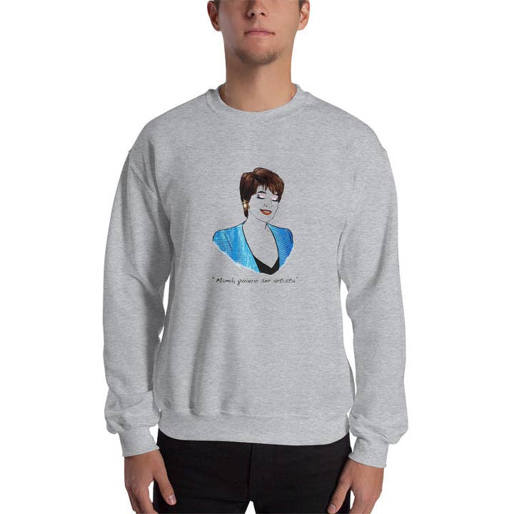 El loco del Pelo Rizo - Wholesale Graphic Sweatshirt - Unisex - Concha Velasco sweatshirt2
