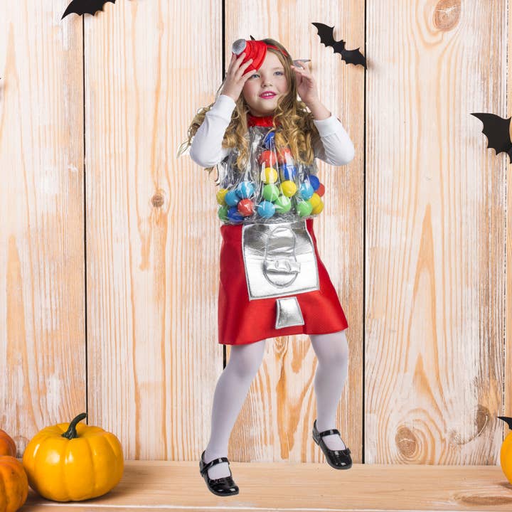 Dress Up America – Großhandel Kostüm – Kinder – Kaugummi-Maschinen-Kostüm
