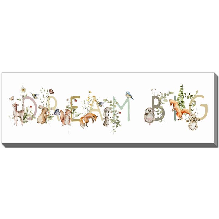 Dream Big 20x60 Canvas Wall Art for wholesale by Streamline Art