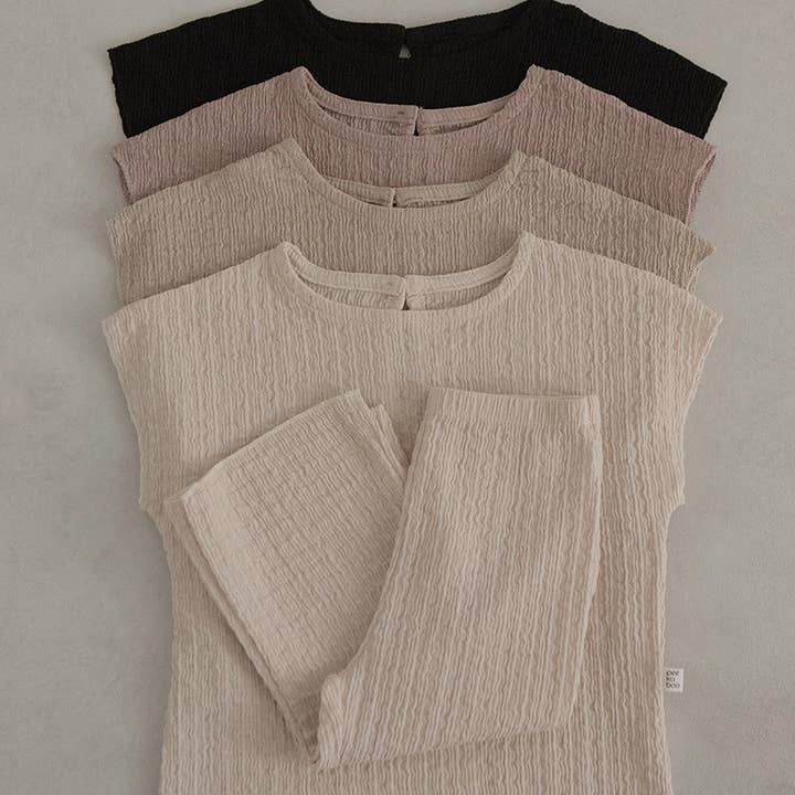 Toddler Kids Summer outfit set/ toddler nonstick outfit for wholesale by peekaboo