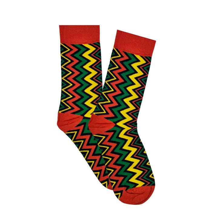 Ziggy Red Socks for wholesale by Afropop