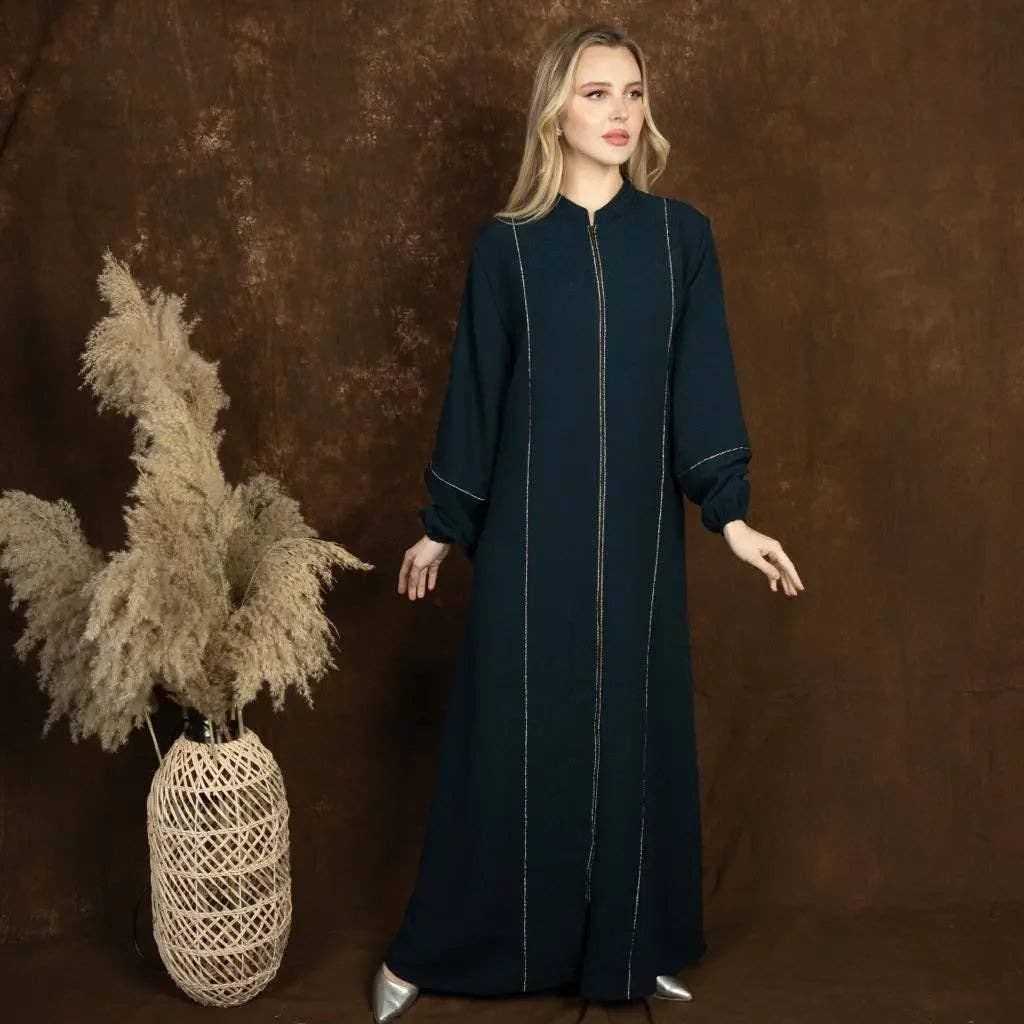 Palestinian Elegance - Wholesale Kaftan - Women's - Abaya Plus Size: Elegance and Comfort for Every Body9