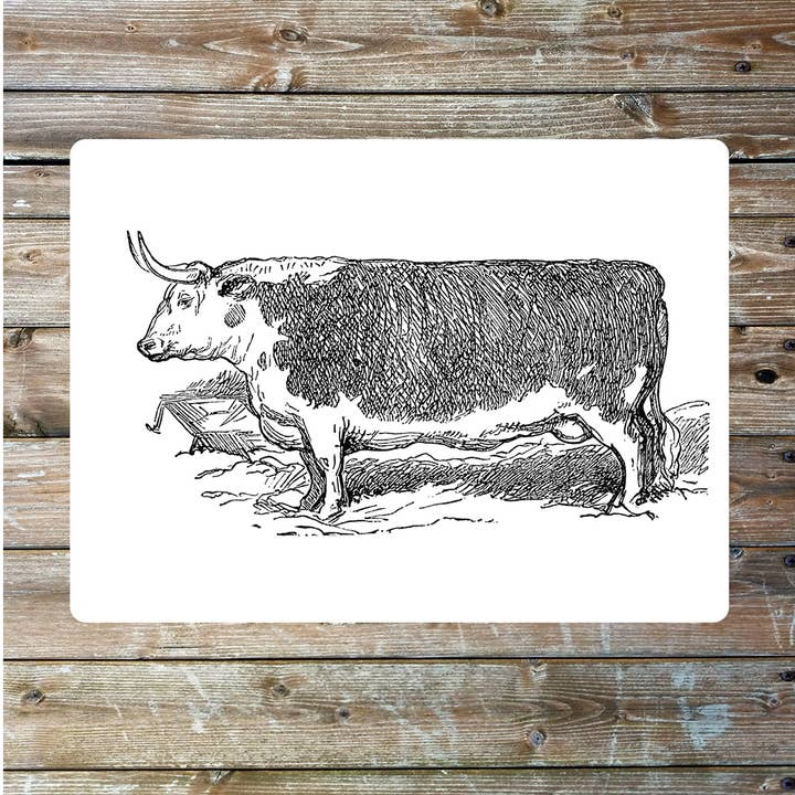 Vintage bull beef Metal Sign Plaque for wholesale by The British Metal Signs Company