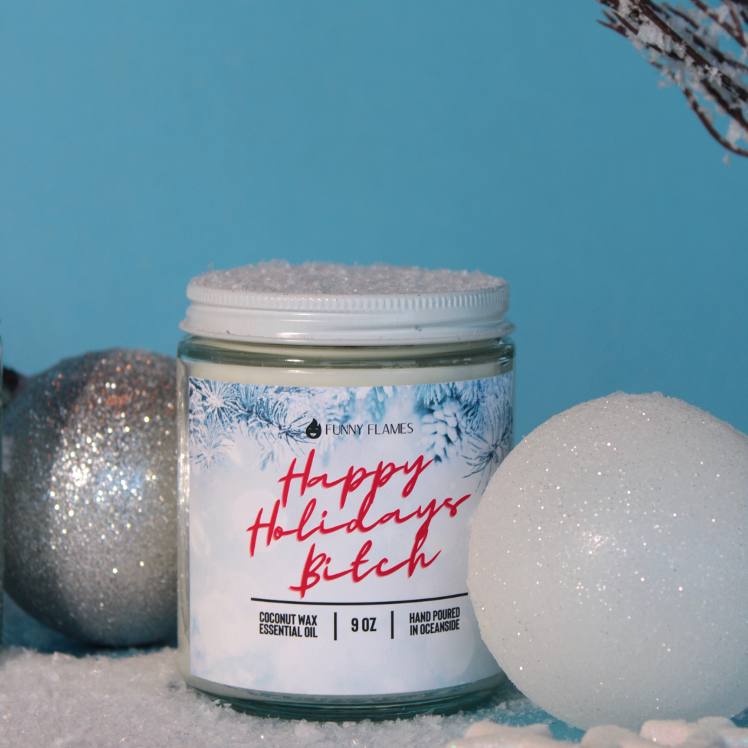 Funny Flames Candle Co - Les Creme - Wholesale Jar/Filled Candle - Holiday 2025 Best Sellers Collection 9oz Candles109