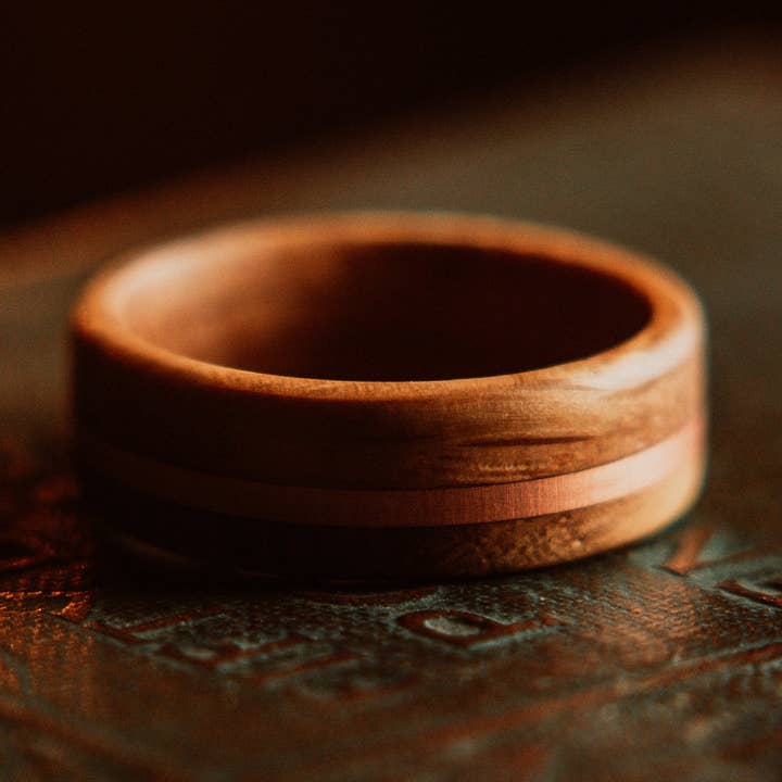 The “Whiskey Copper” Ring for wholesale by Vintage Gentlemen