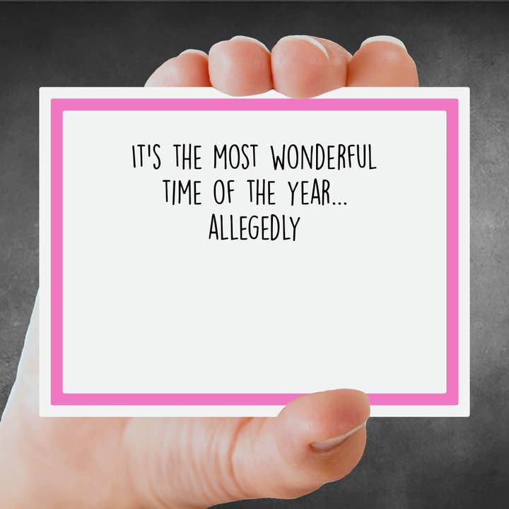 Snarky Card - Christmas - It’s The Most Wonderful for wholesale by Snarky Megs