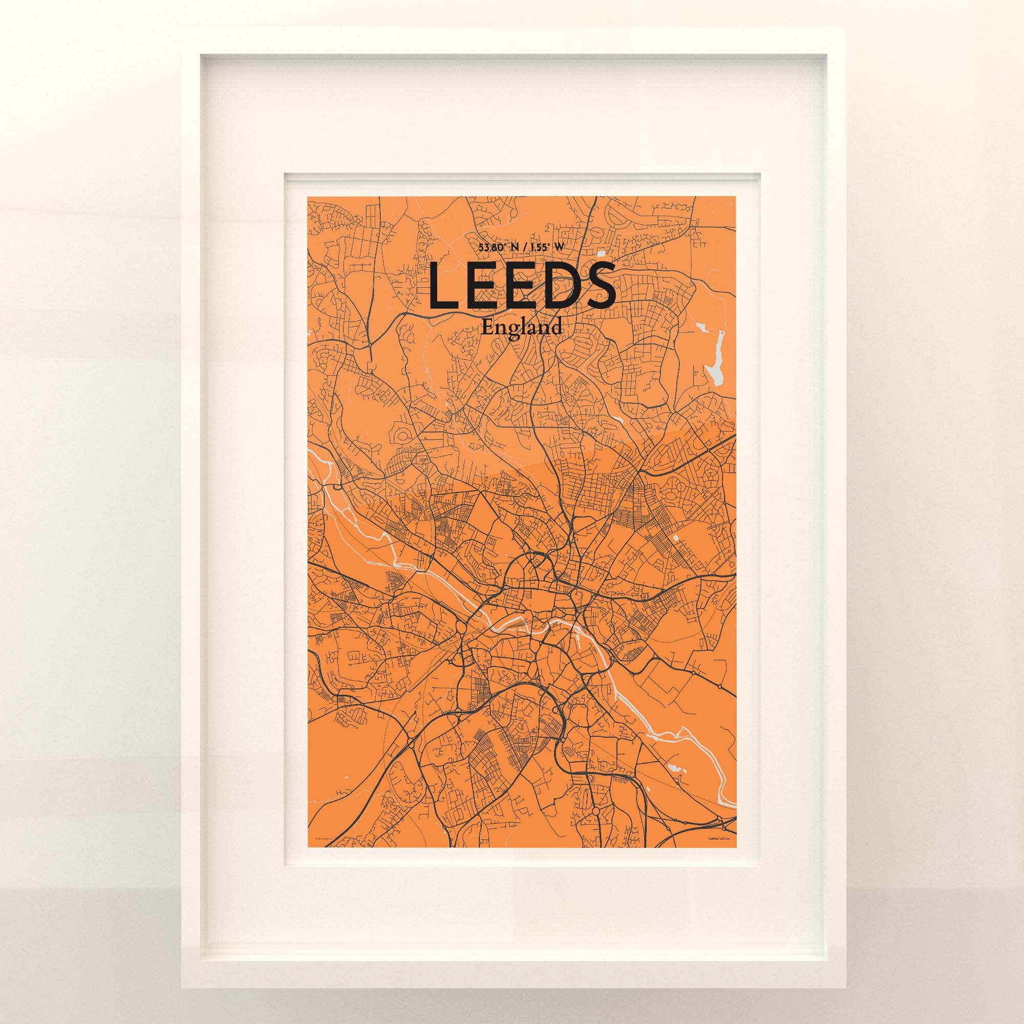 OurPoster.com – wholesale Poster – Leeds karta affisch117
