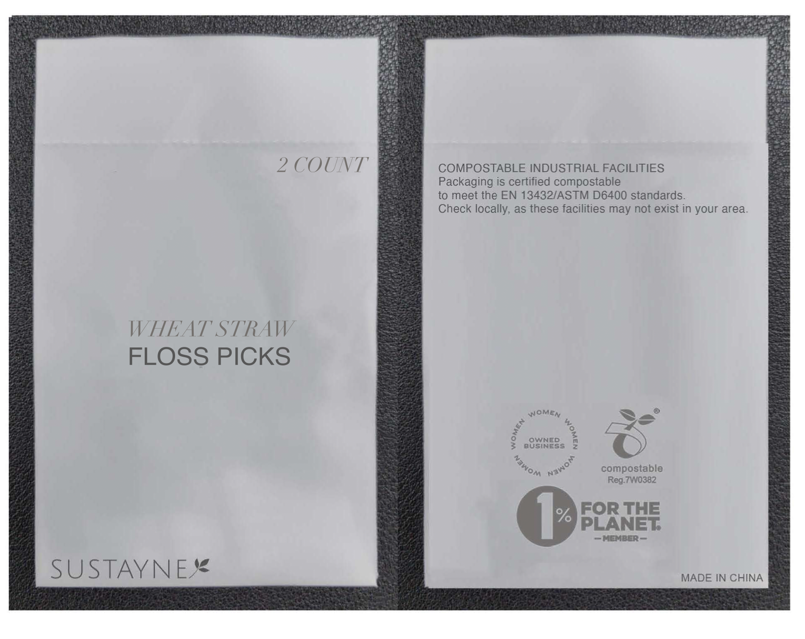 Sustayne – Großhandel Zahnseide – 2er-Pack Zahnseiden-Plektren, 100 CT1