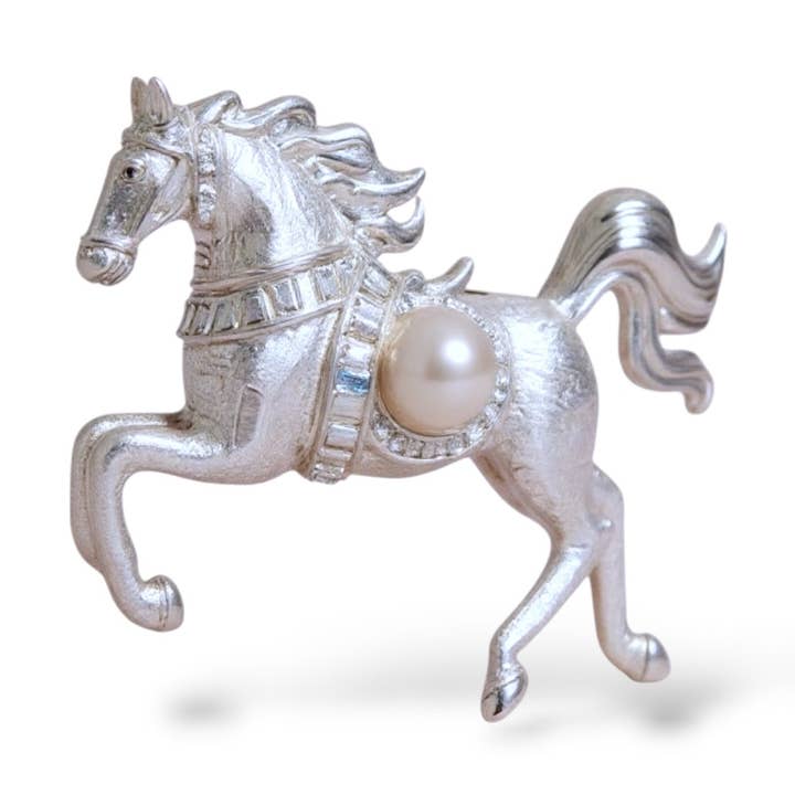 Gallant Stallion Pärlbroch-Pendant för wholesale av Ninemoo