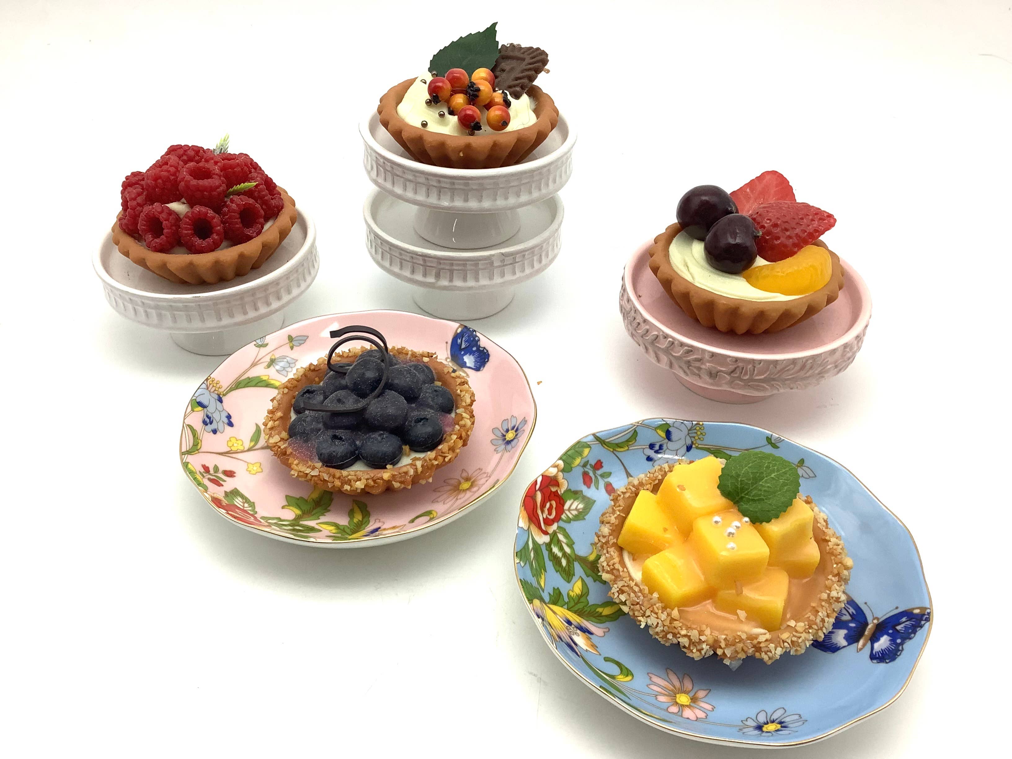 All Little Cute Things - Wholesale Decorative Tabletop Object - Tea Room Bakery Decor Display Photo Props Faux Tart Pies8