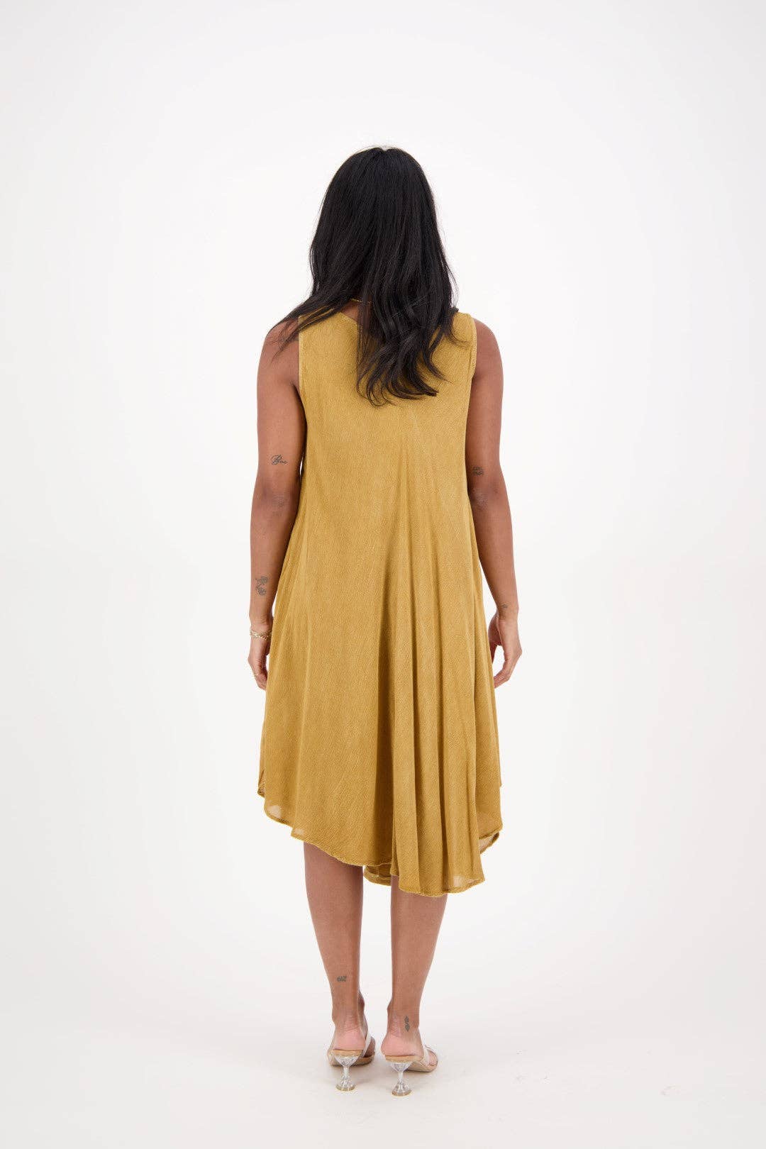 geassorteerd Mouwloze paraplujurken met verschillende kleuren 22123 voor groothandel op Faire8