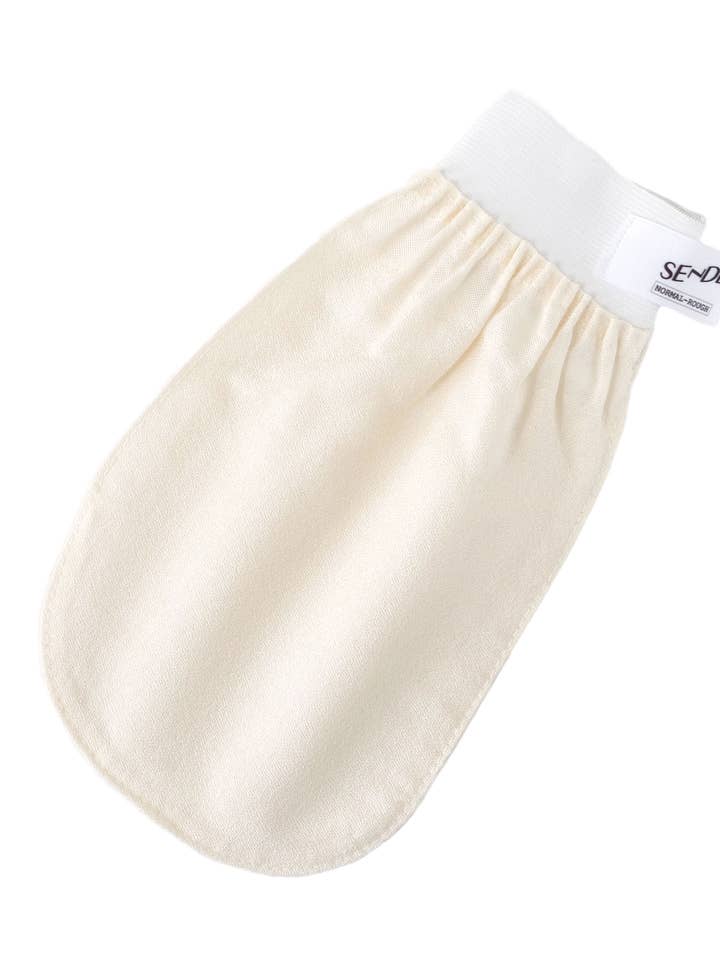 Body Exfoliating Kese Mitt | Normal to Rough Skin w/Elastic for wholesale by Sende Body-Care Essentials