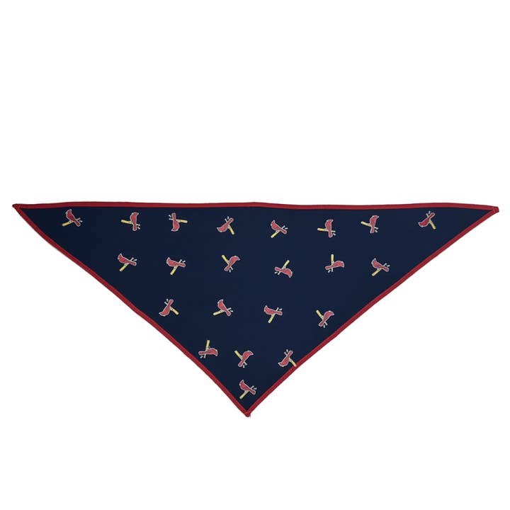 ST. LOUIS CARDINALS SM BANDANA - SCATTER PRINT for wholesale by Pets First