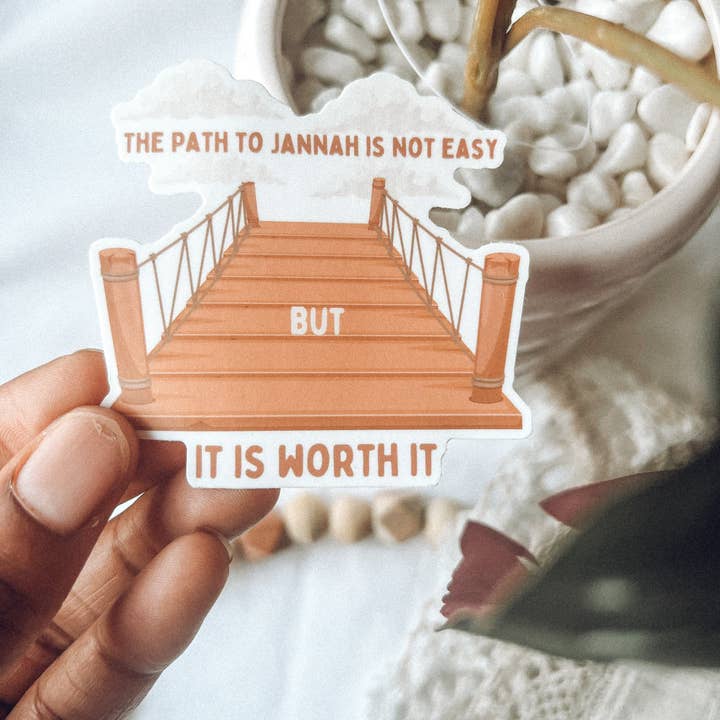 Maryams Corner - Wholesale Sticker - Jannah Is Worth It Sticker2