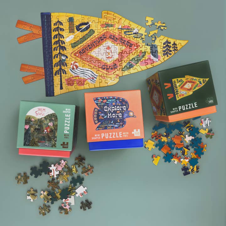 Lantern Press - Vente Puzzle – adulte - MINI-PUZZLE, Adventure Seekers Club2