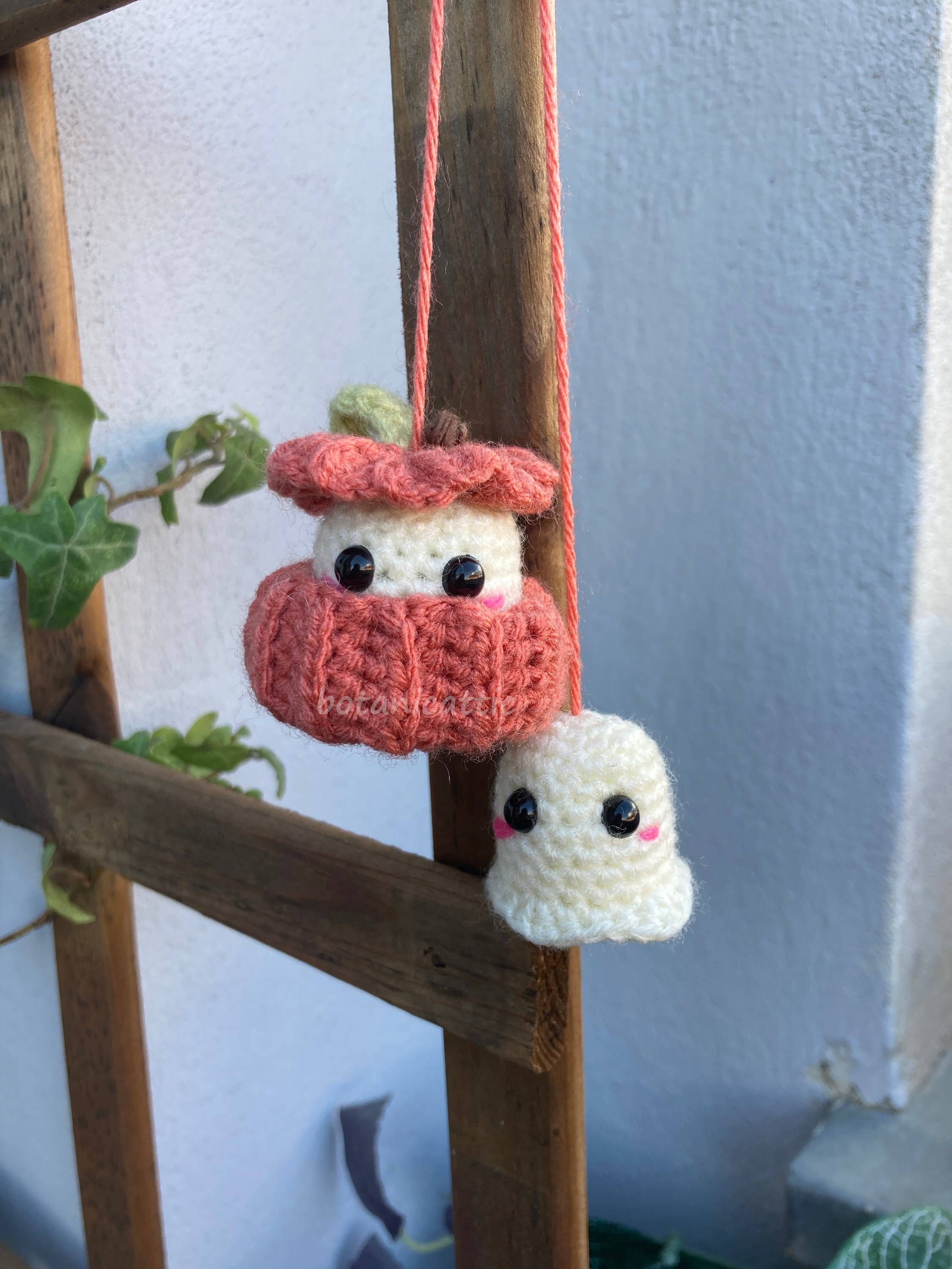 Anh2 LTD – Großhandel Tischdeko – Gruselige Halloween-Autohängedeko häkeln, Kürbis, Geist häkeln2