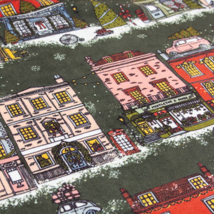 Christmas Spirit Printed Velvet Xmas Sack Multicolour for wholesale on Faire3