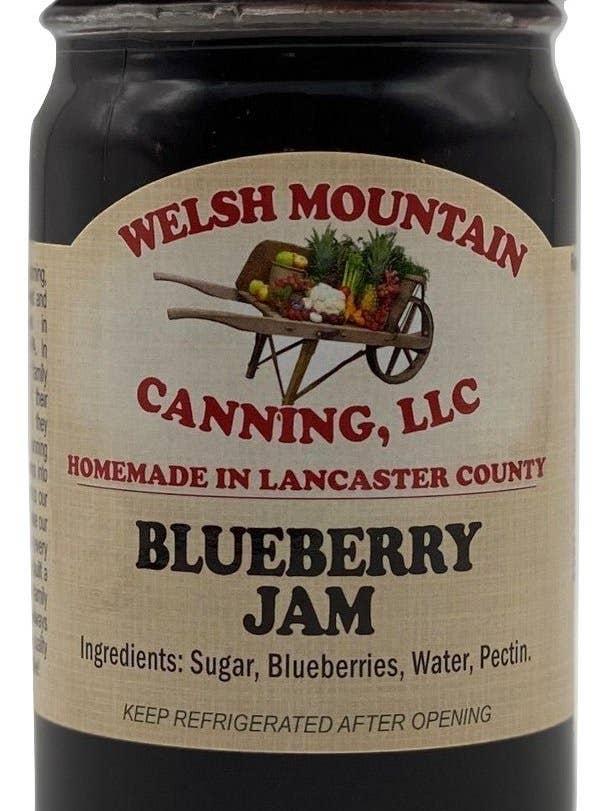 BLUEBERRY JAM - 100% All Natural Amish Homemade USA for wholesale by Saving Shepherd