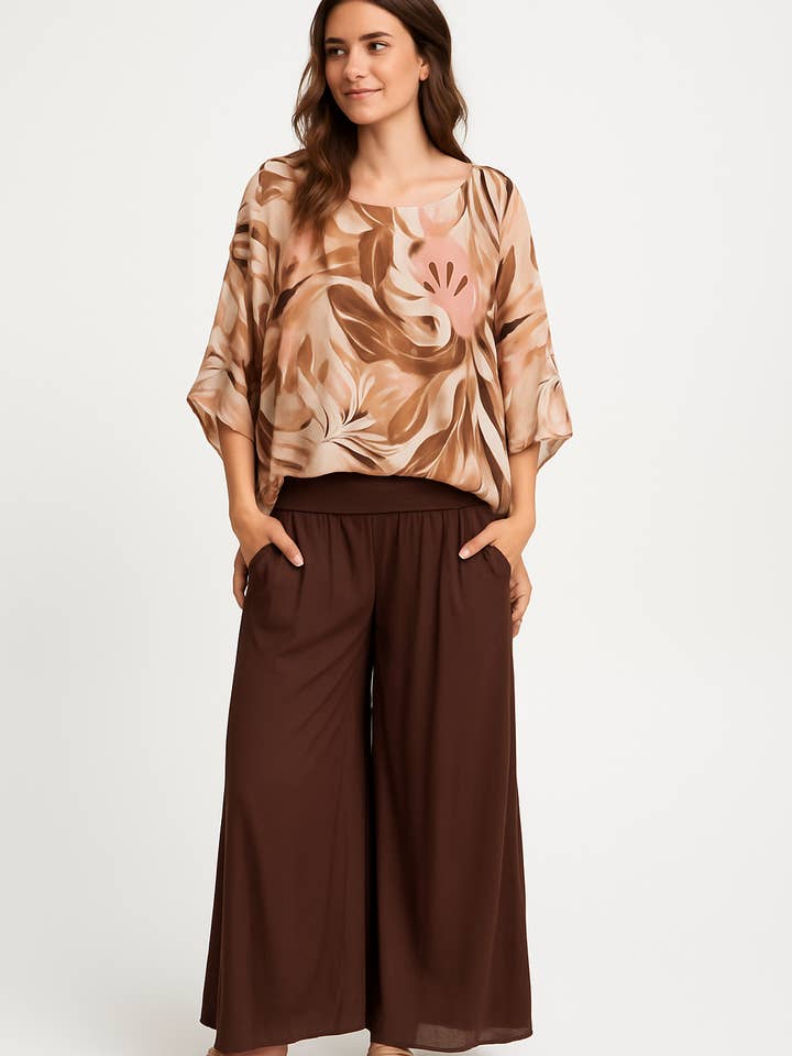 Solid Silk Pants for wholesale by Marisima by Urban Mangoz