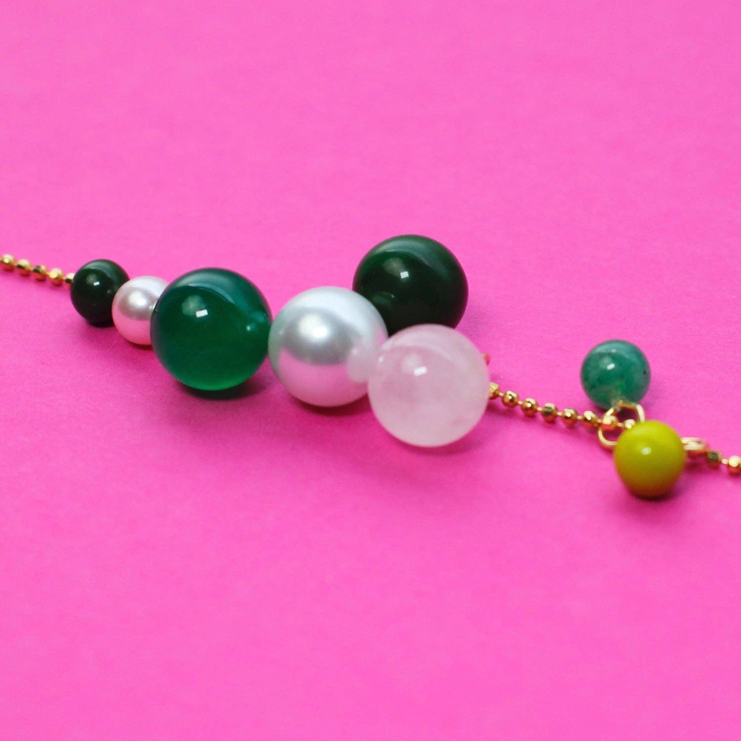 BaBa Jewellery for happiness - Wholesale Pendant/Charm Necklace - "HOPE" – Gold chain with interchangeable pendants for your individual look1