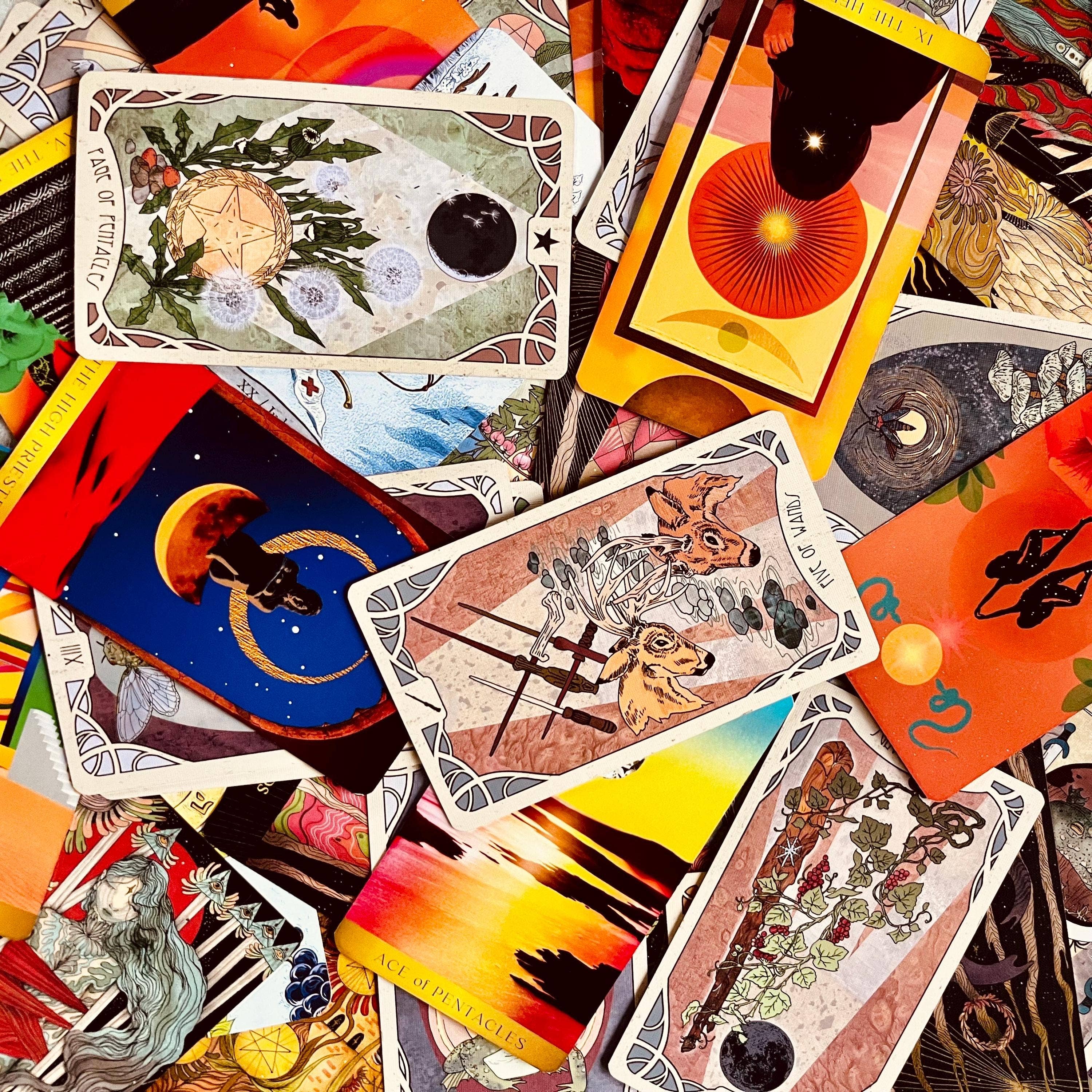 Beauty and the Moon – Cartas de tarô por atacado – Pacote de Leitura de Tarot de 3 Cartas Surpresa & Presente7