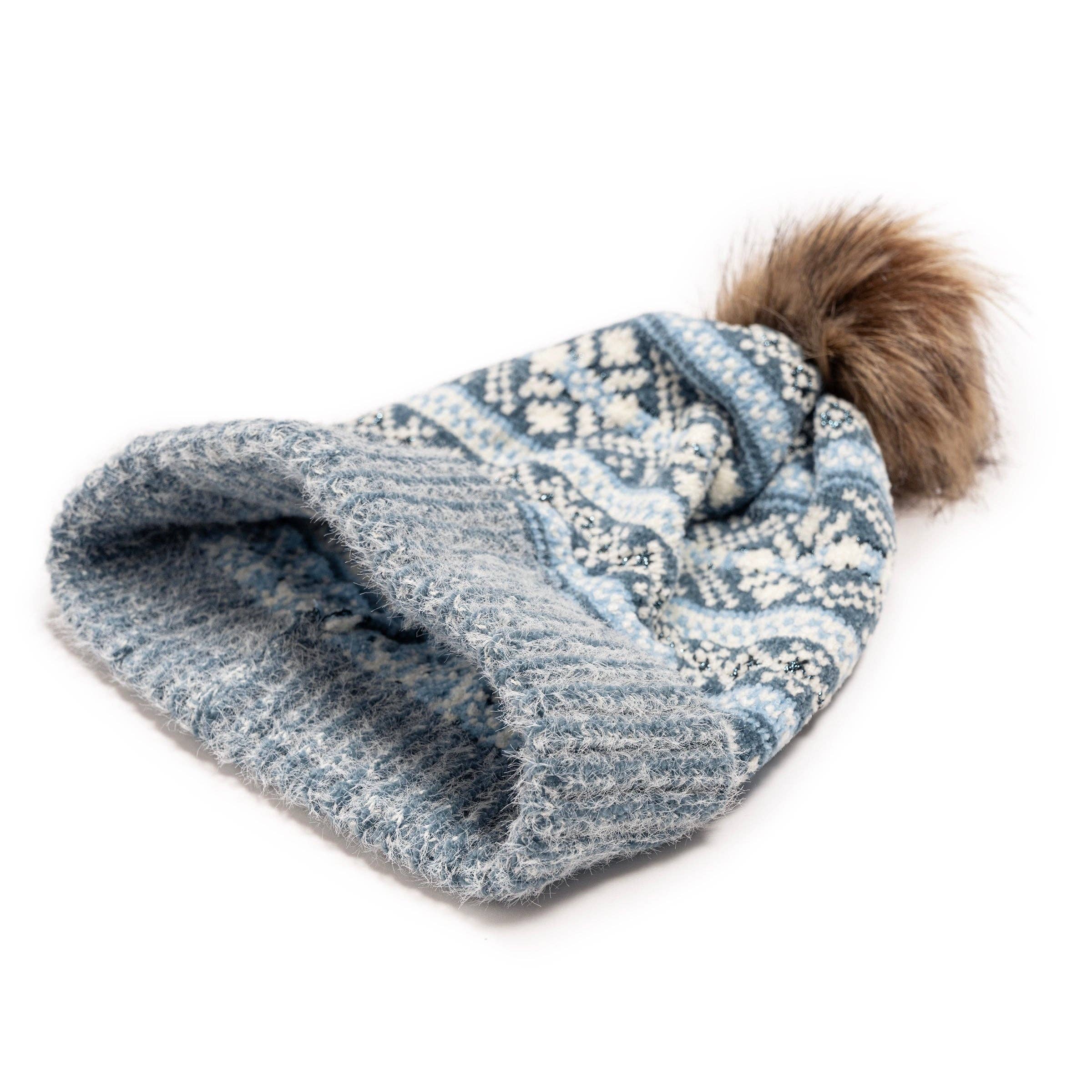 Muk Luks - Wholesale Beanie - Women's - MUK LUKS Women's Chenille Eyelash Mix Hat5