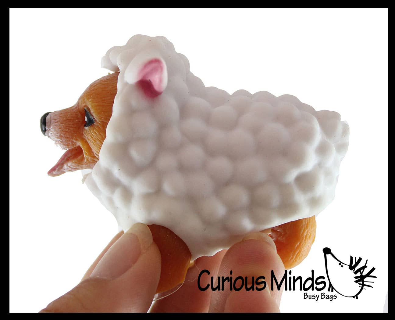 Curious Minds Toys - Wholesale Squishy toy – Kids & Baby - 1 Cute Dog in Costume - Dog Crushed Bead Sand Filled - Doggy8