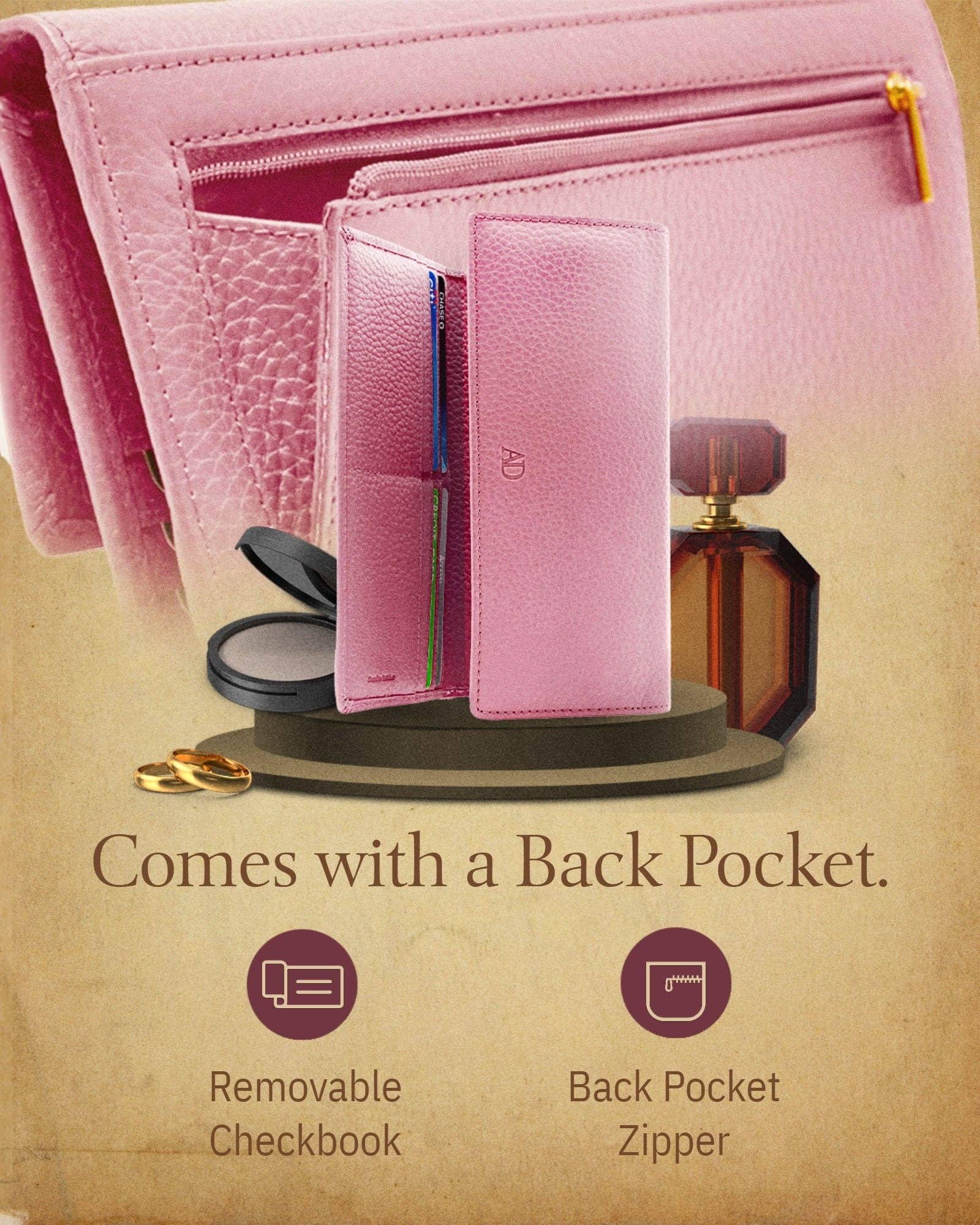 Access Denied Accessories - Wholesale Wallet - Women's - Trifold Clutch RFID Wallets For Women With Checkbook Holder39