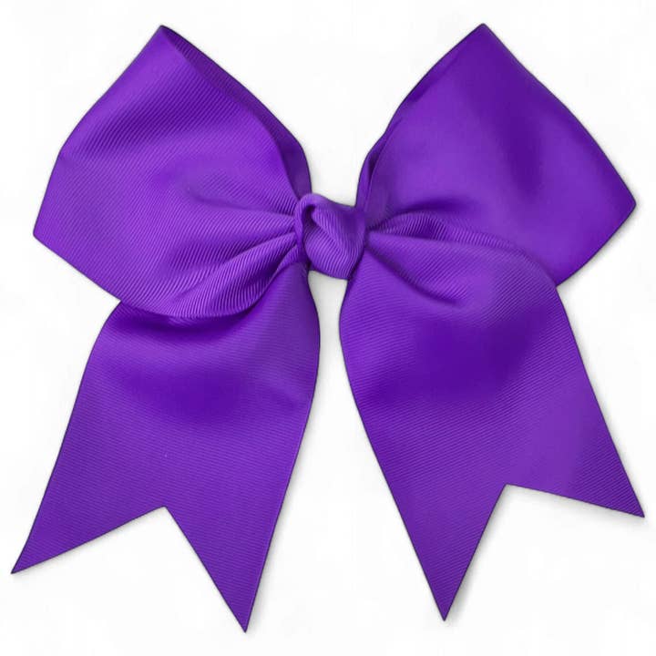 Kids Charm Online - Wholesale Hair Bow - Kids - 8" X 8" Cheer leader hair bows with alligator clip. 6pcs/$10.502