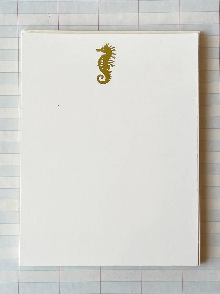 Zeepaardfolie geperst briefpapier voor wholesale door Parcel