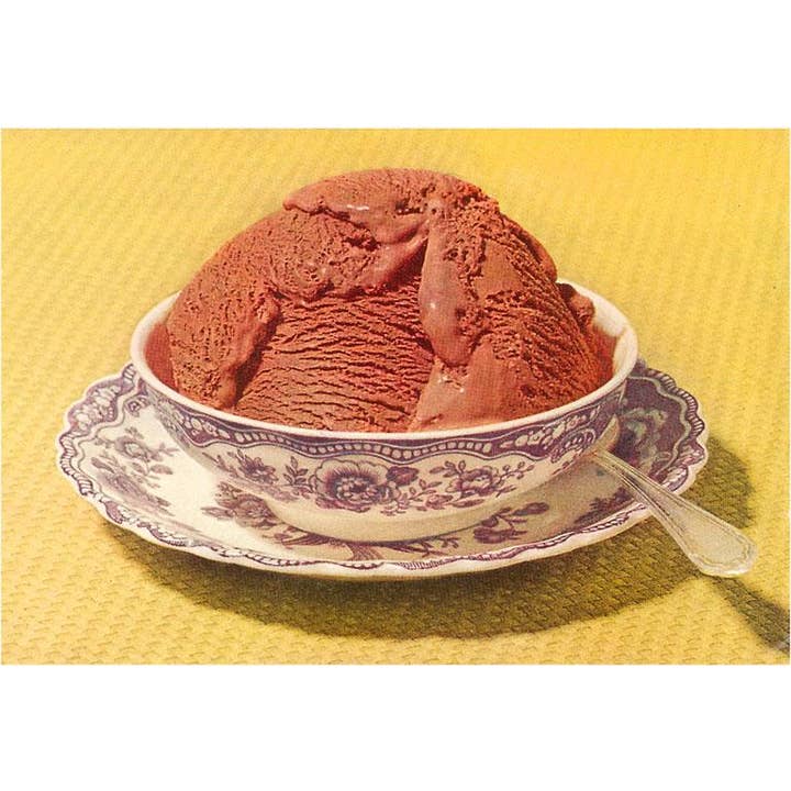 Vykort FO-27 Chokladglass för wholesale av Found Image Press