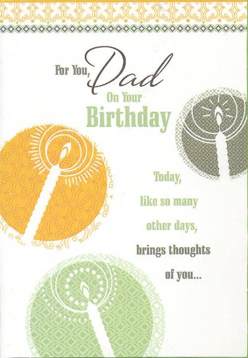 DICKENS INC. - Wholesale Birthday Card - Birthday Dad | GRTC | SM | 22800J0