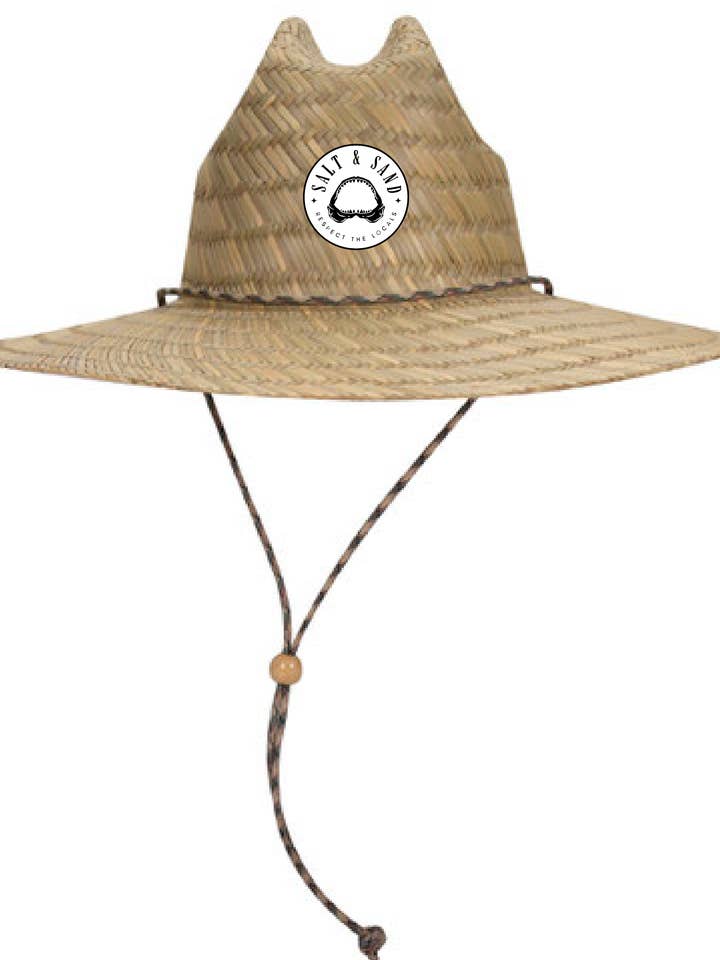 Straw Lifeguard Hat / Coastal for wholesale by Salt & Sand