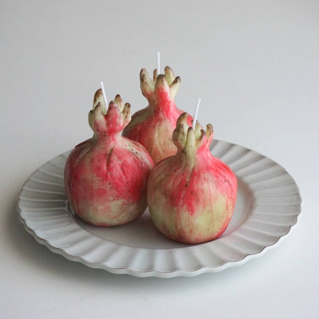 House of Shokunin - Wholesale Novelty Candle - handcrafted Pomegranate candle handmade home decor candle3